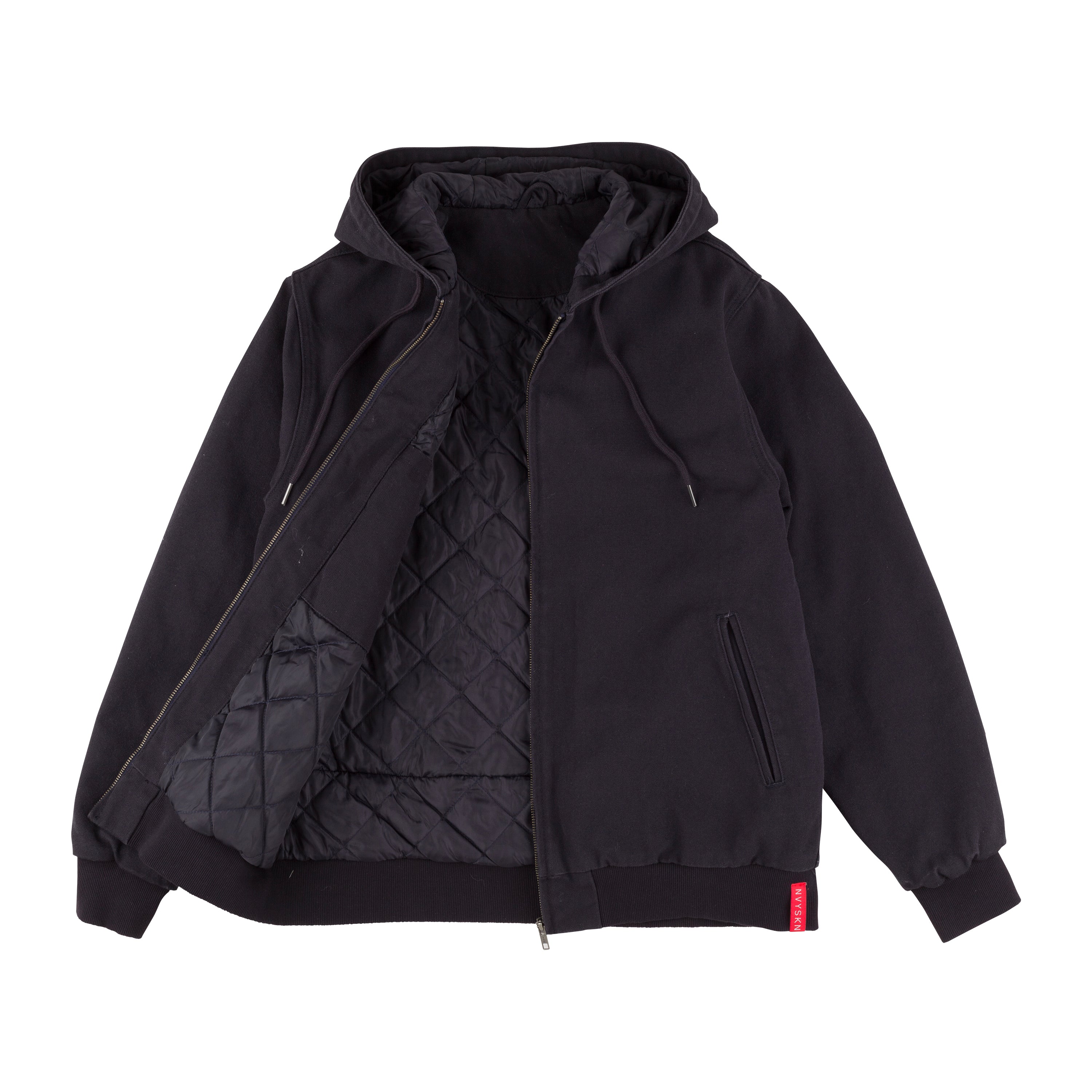 NVYSKN Mens Canvas Bomber Jacket