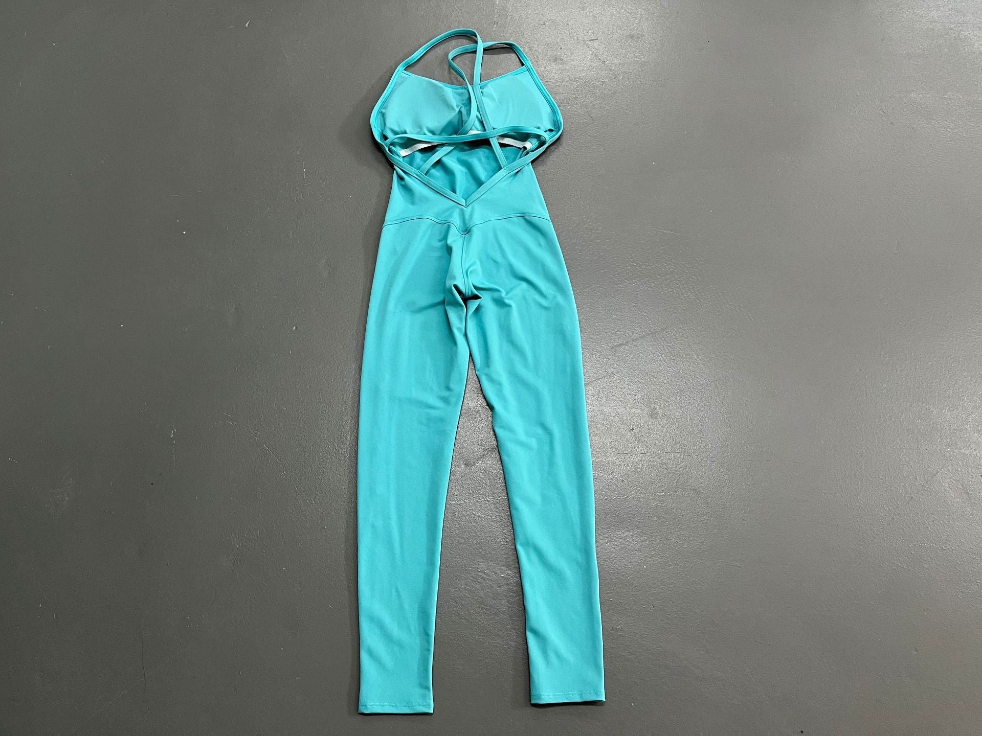 Women's Backless Aerial Yoga Fitness Jumpsuit – Hip-Lifting Dance & Sports Bodysuit