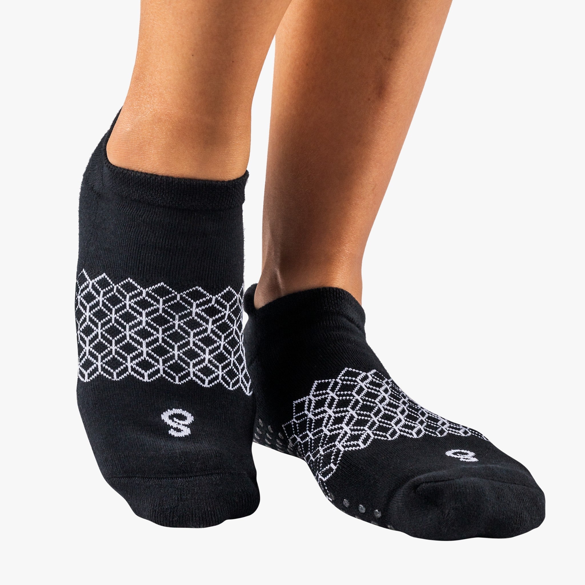 grip socks (ankle) - organic combed cotton
