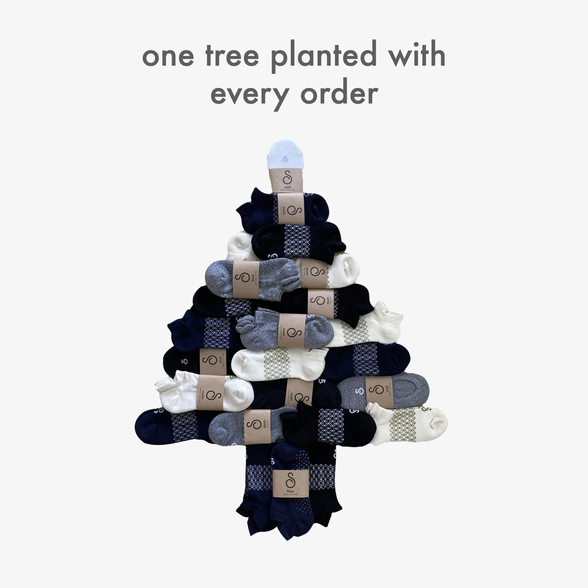 grip socks (ankle) - organic combed cotton