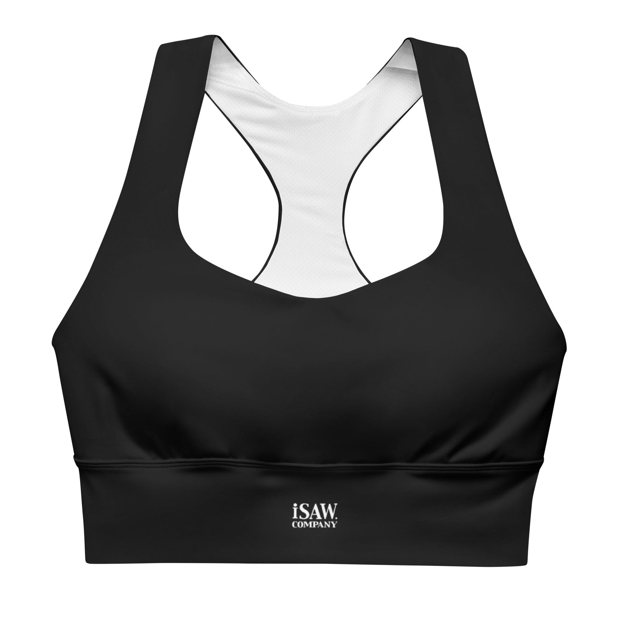 iSAW Womens Black Sports Bra