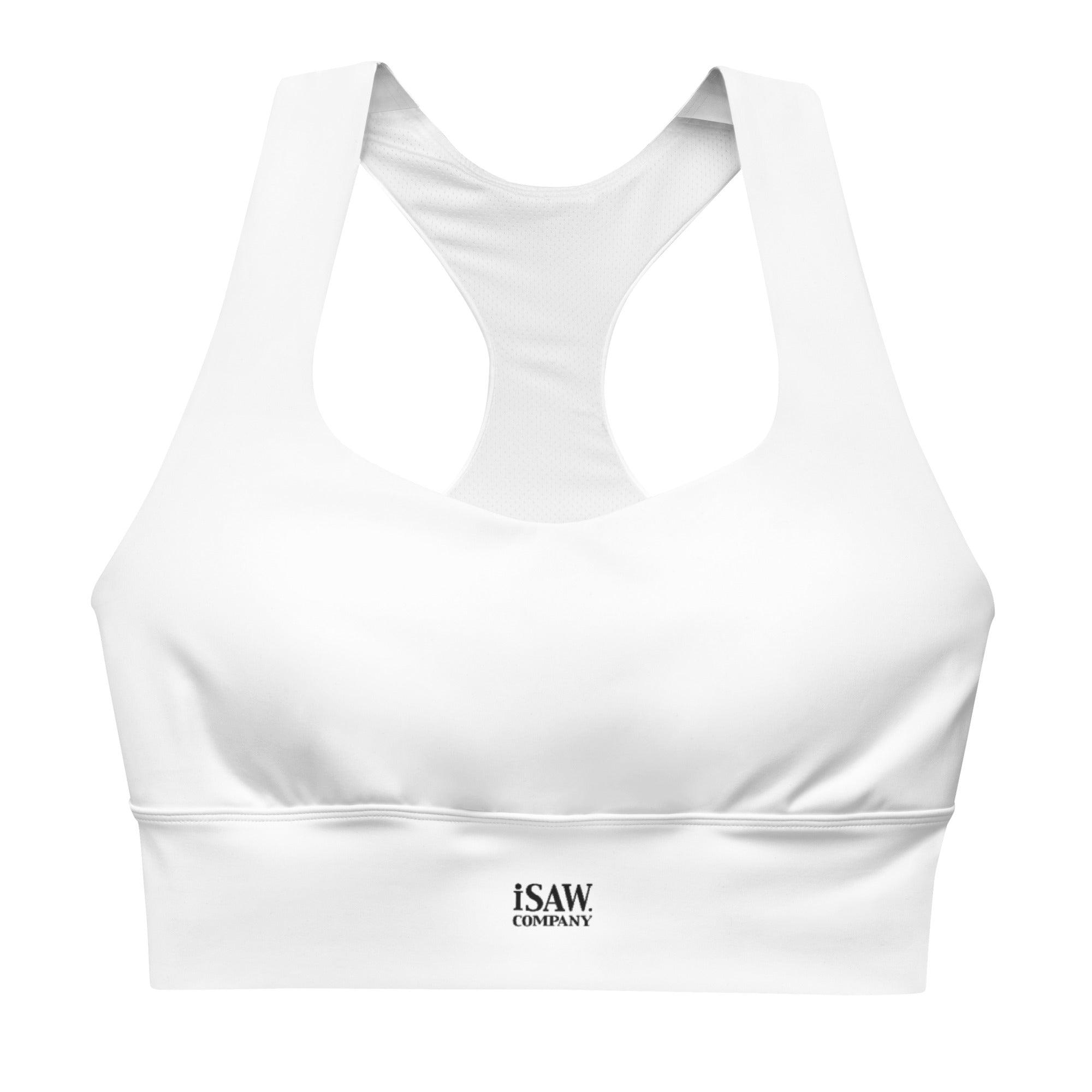 iSAW Womens White Sports Bra