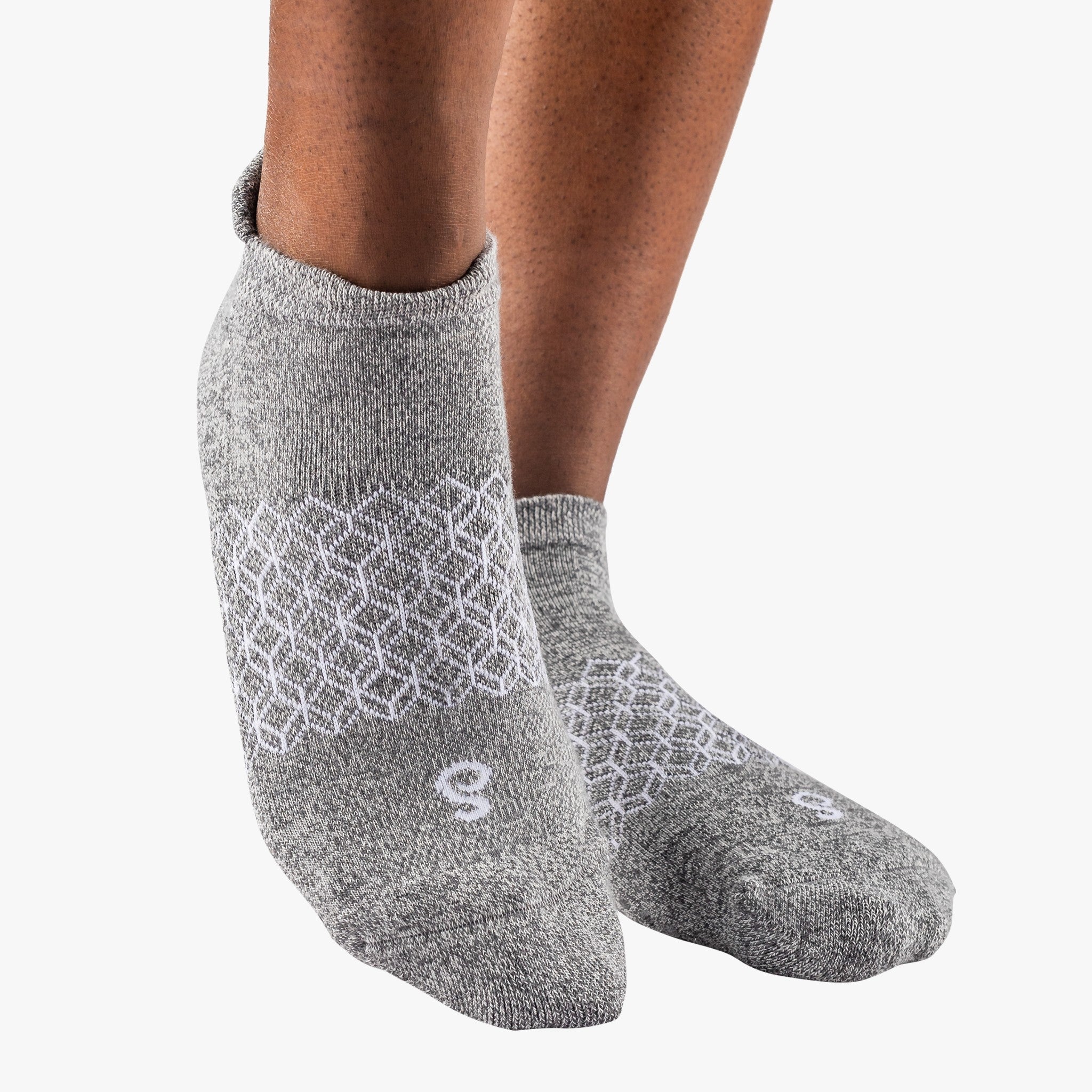 grip socks (ankle) - organic combed cotton