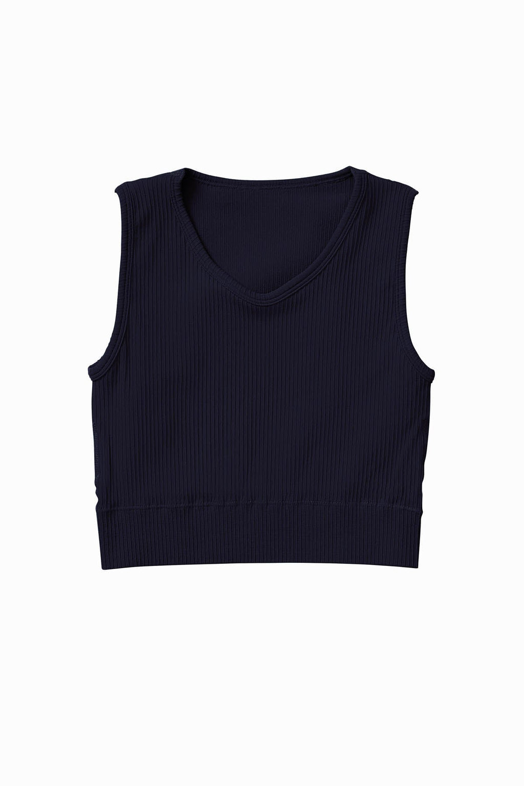 Ribbed Seamless Longline Bra
