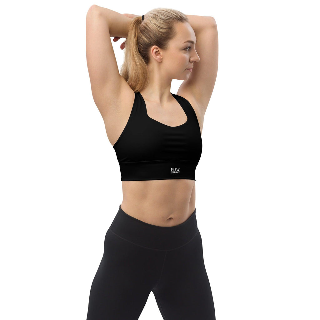 iSAW Womens Black Sports Bra
